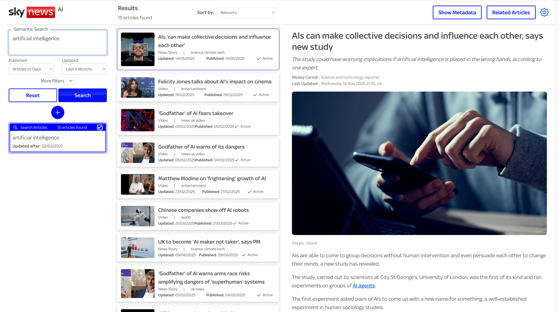 News Research & Content Assistant