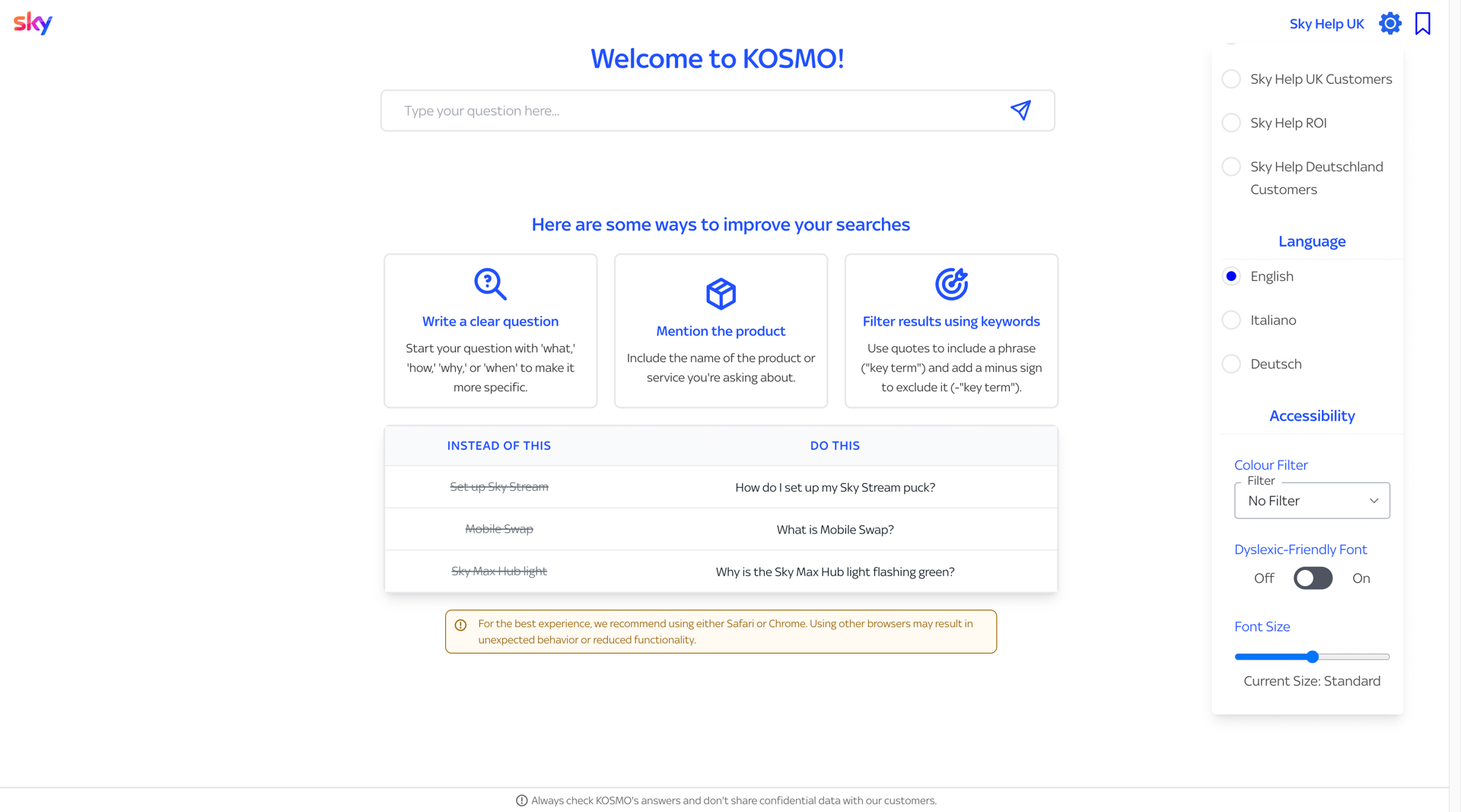 Policy & Knowledge Search (RAG)